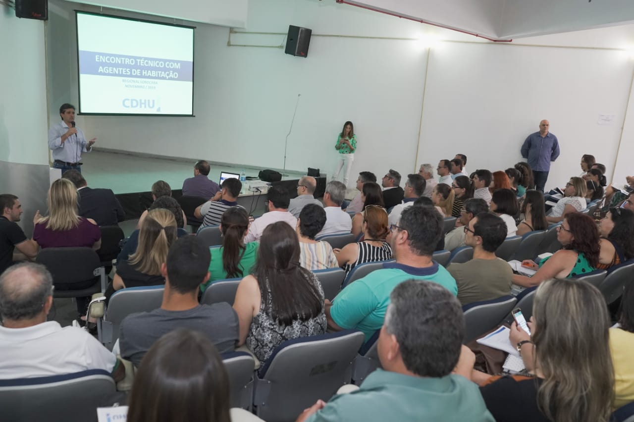CDHU realiza encontro técnico com agentes municipais de habitação de Sorocaba CDHU realiza encontro técnico com agentes municipais de habitação de Sorocaba