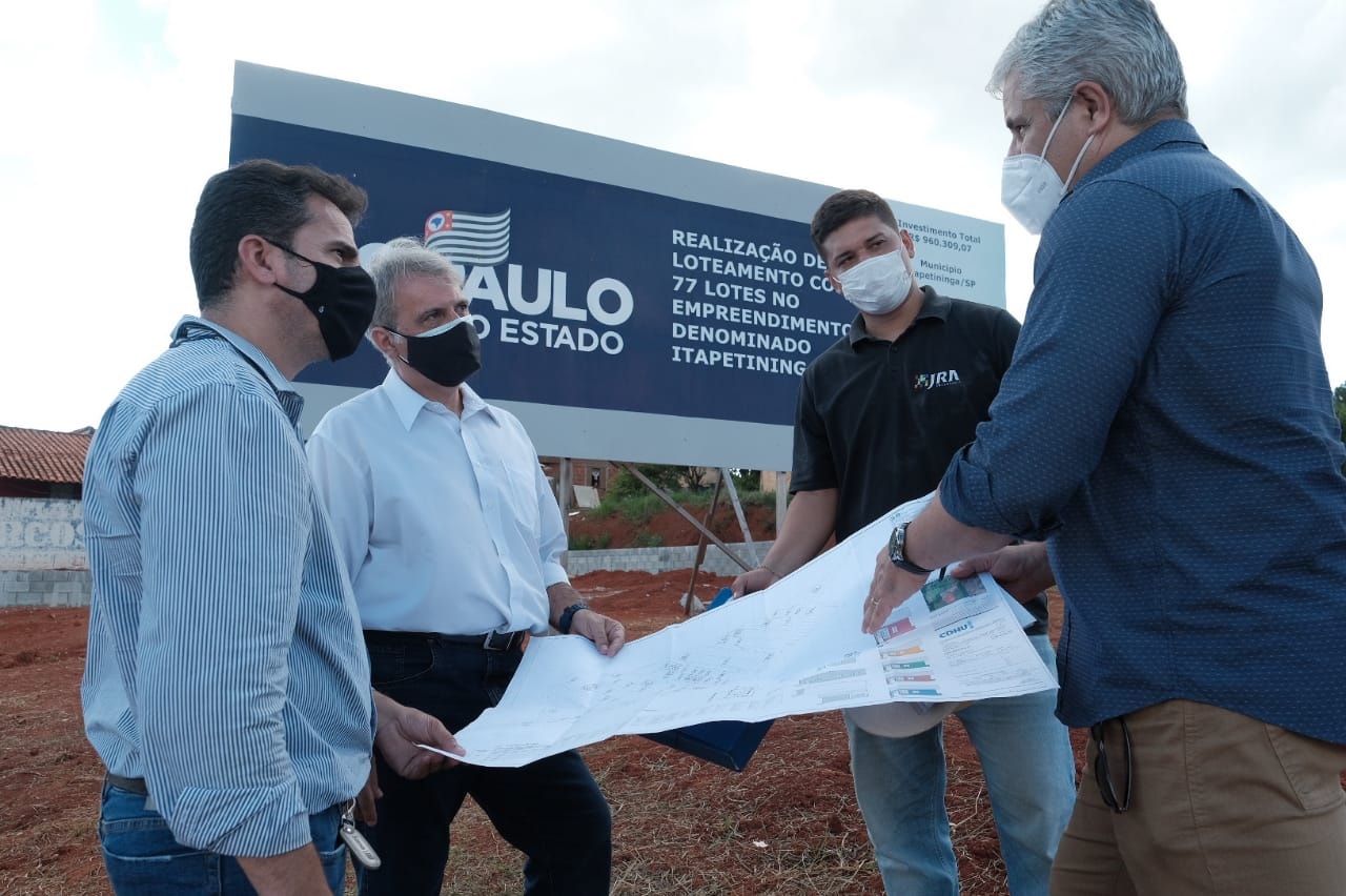 Secretaria de Estado da Habitação inicia construção de 274 casas em Itapetininga e Porto Feliz