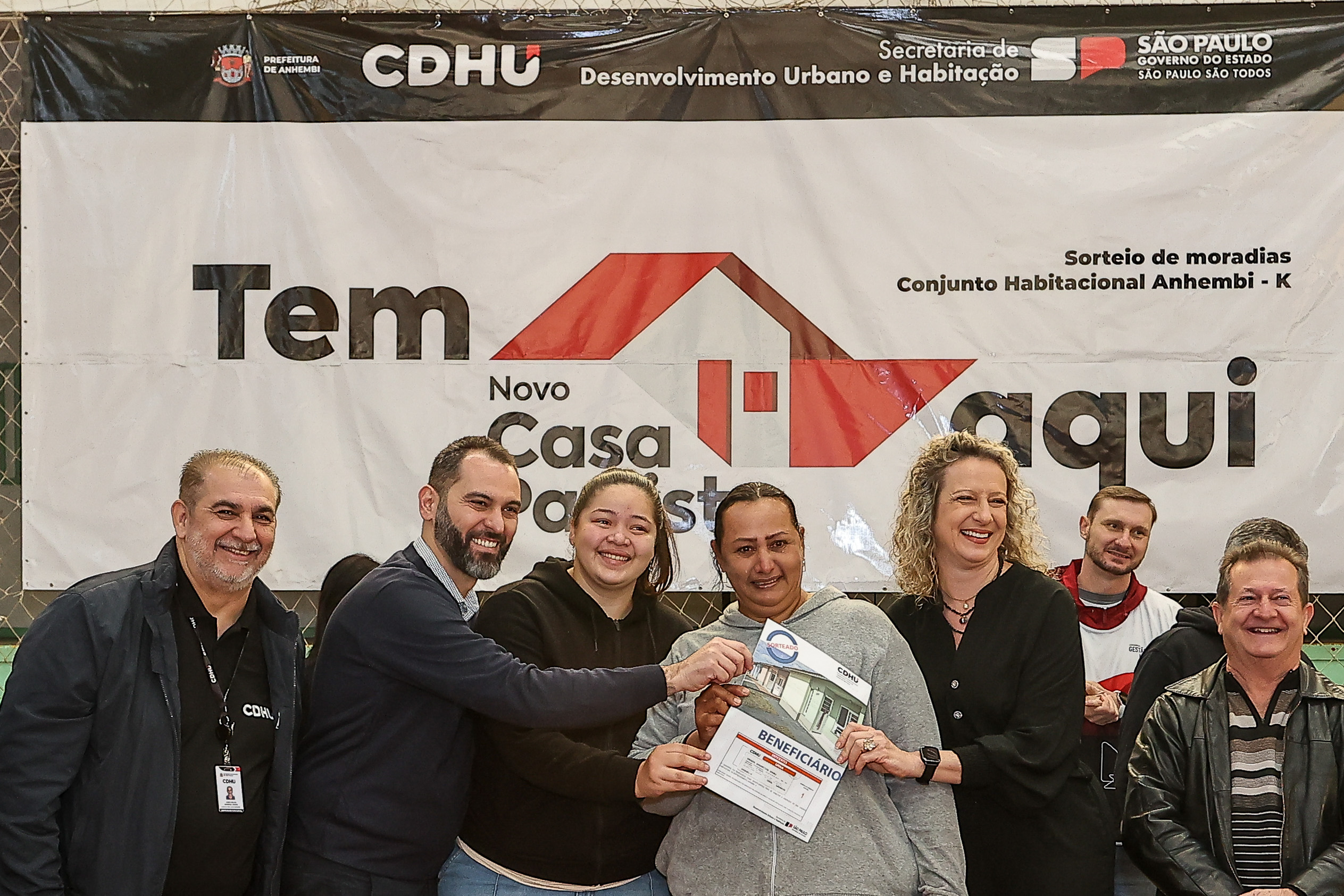 CDHU sorteia 75 moradias em Anhembi e transforma o sonho de famílias em realidade